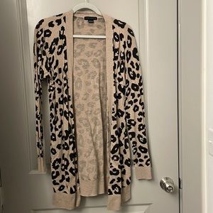 Sanctuary Leopard Print Cardigan - Small S